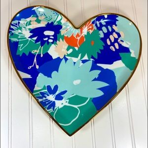 Oh Joy for Target blue porcelain heart tray